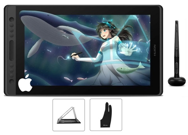 huion kamvas pro 16 ekranem dla mac