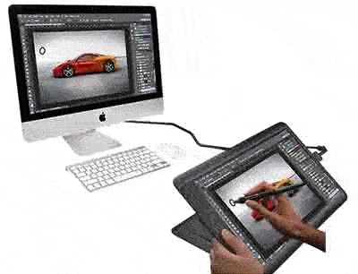 tablet graficzny z ekranem